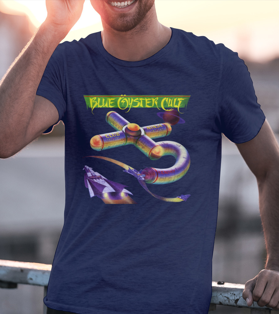 Blue Öyster Cult Club Ninja Spaceship T-Shirt