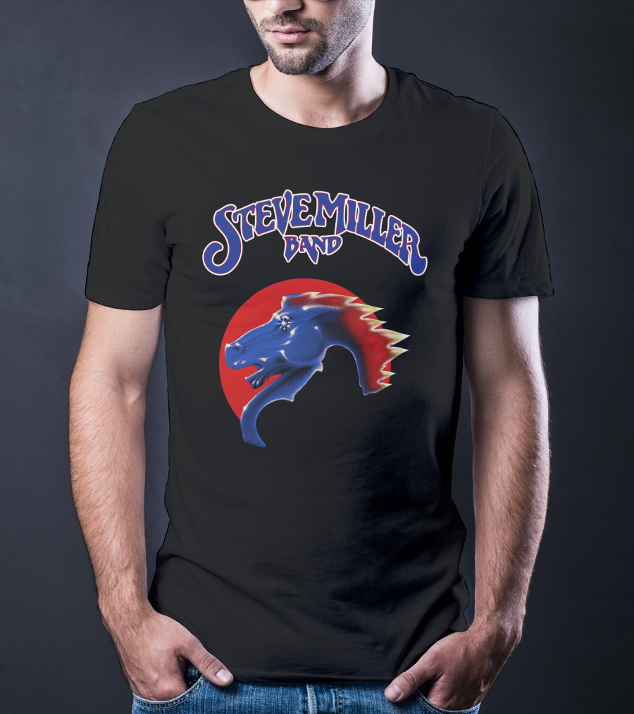 Steve Miller Band Pegasus Red Circle T-Shirt