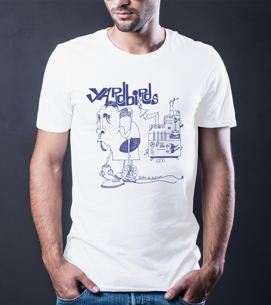 Yardbirds Poster Artwork By Roger The Engineer T-Shirt