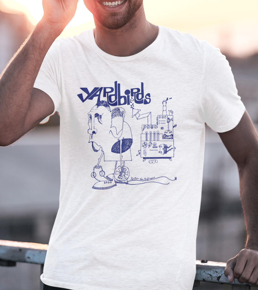 Yardbirds Poster Artwork By Roger The Engineer T-Shirt