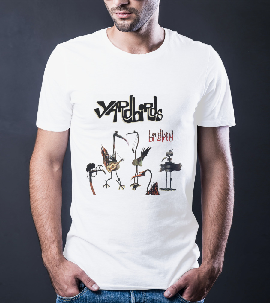 Yardbirds Birdland Album Cover Art With Unique Bird Figures T-Shirt