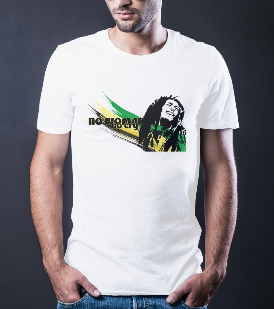 No Woman No Cry Rasta Colors T-Shirt