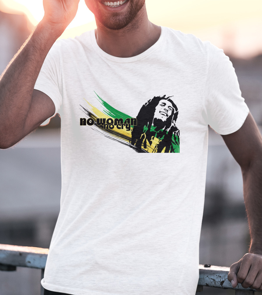 No Woman No Cry Rasta Colors T-Shirt