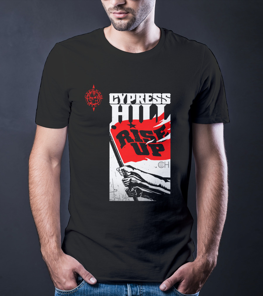 Cypress Hill Rise Up Red Flag Image Cph T-Shirt