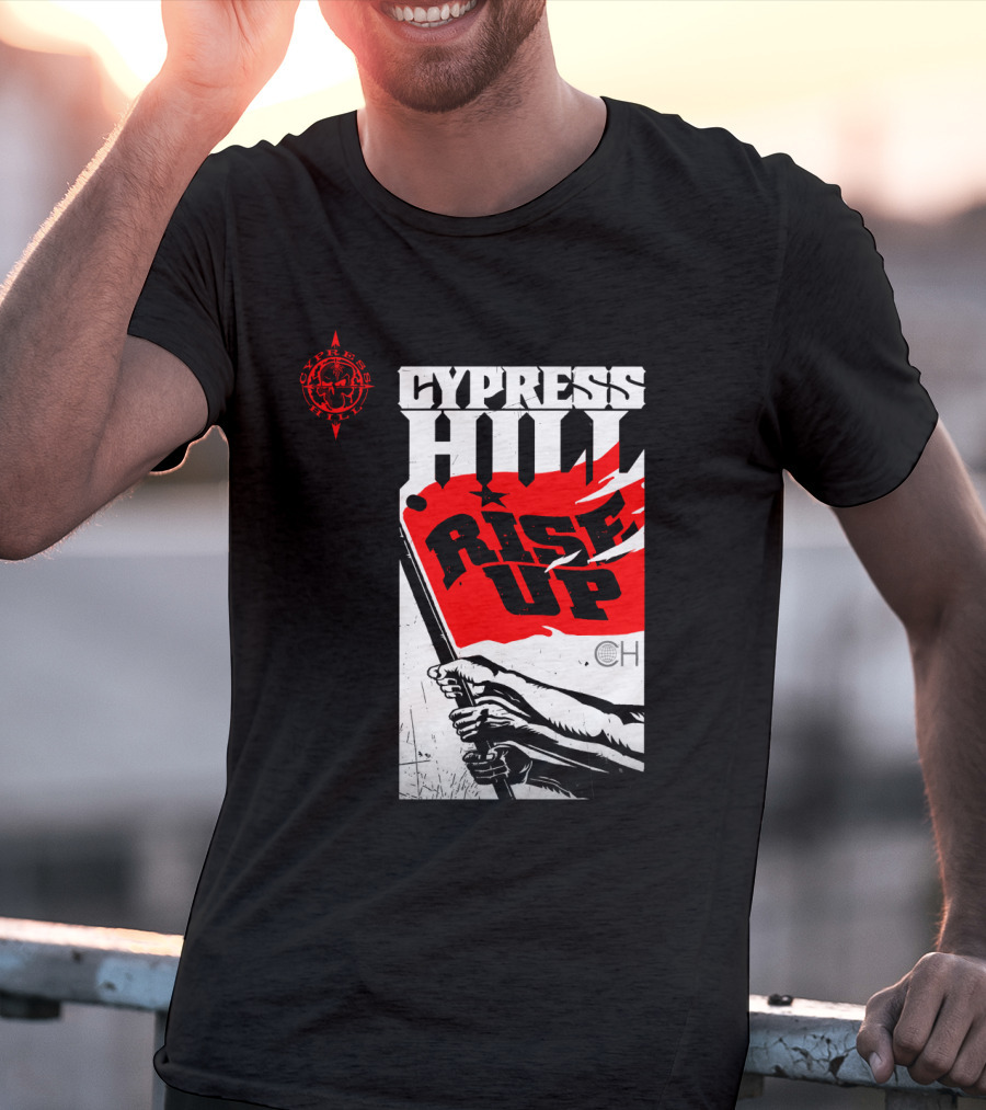 Cypress Hill Rise Up Red Flag Image Cph T-Shirt
