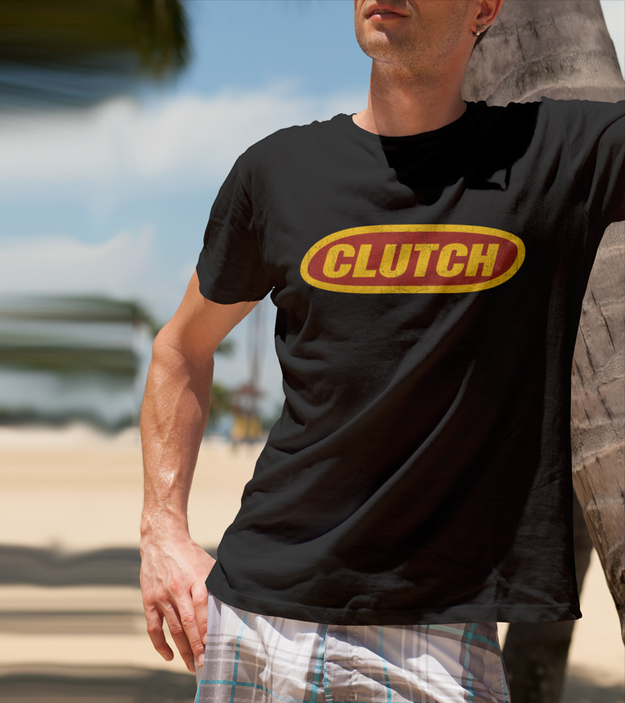 Clutch Retro Oval T-Shirt