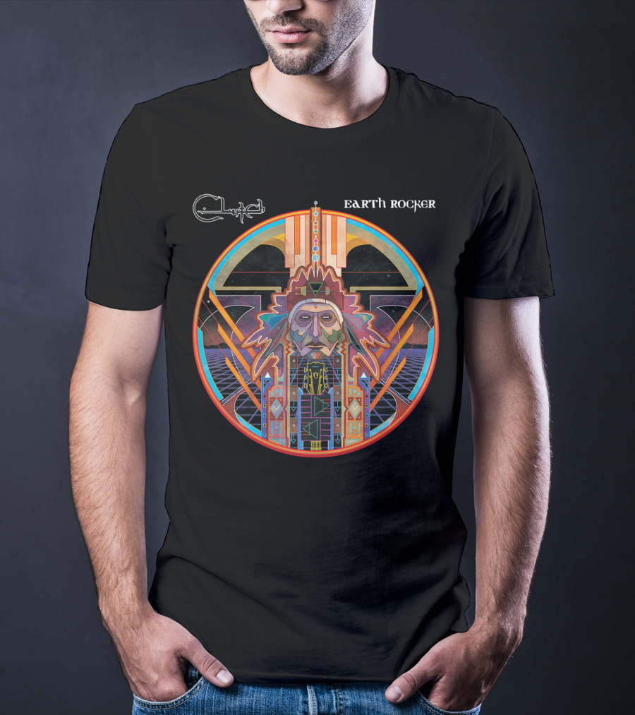 Clutch Earth Rocker Psychedelic Album Art T-Shirt