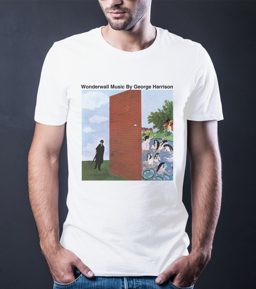 Wonderwall Music By George Harrison Album Cover T-Shirt