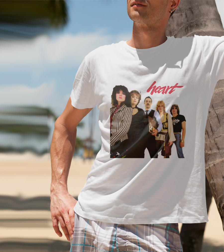 Heart Band Group Photo Lineup T-Shirt