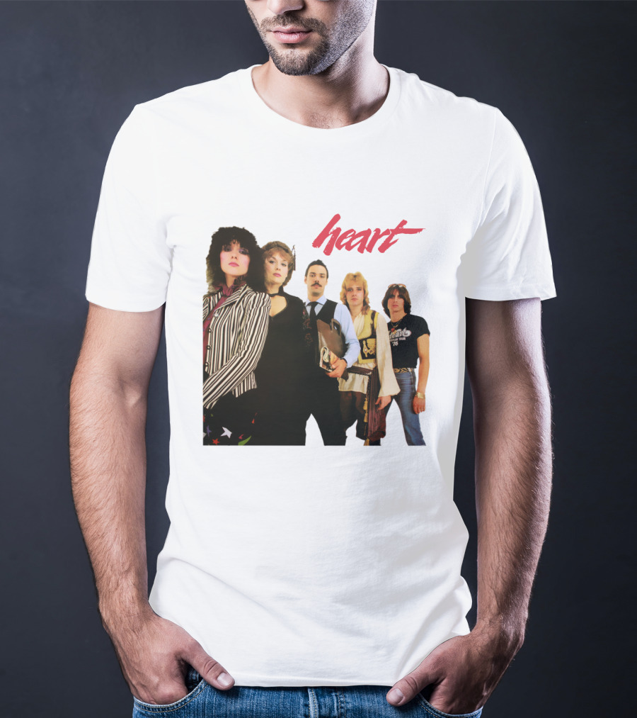 Heart Band Group Photo Lineup T-Shirt