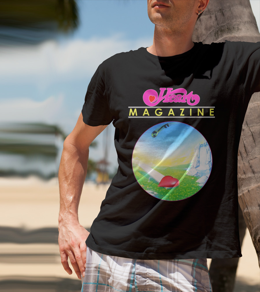 Heart Magazine 1977 Album Cover Art T-Shirt
