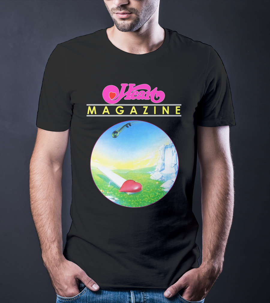 Heart Magazine 1977 Album Cover Art T-Shirt