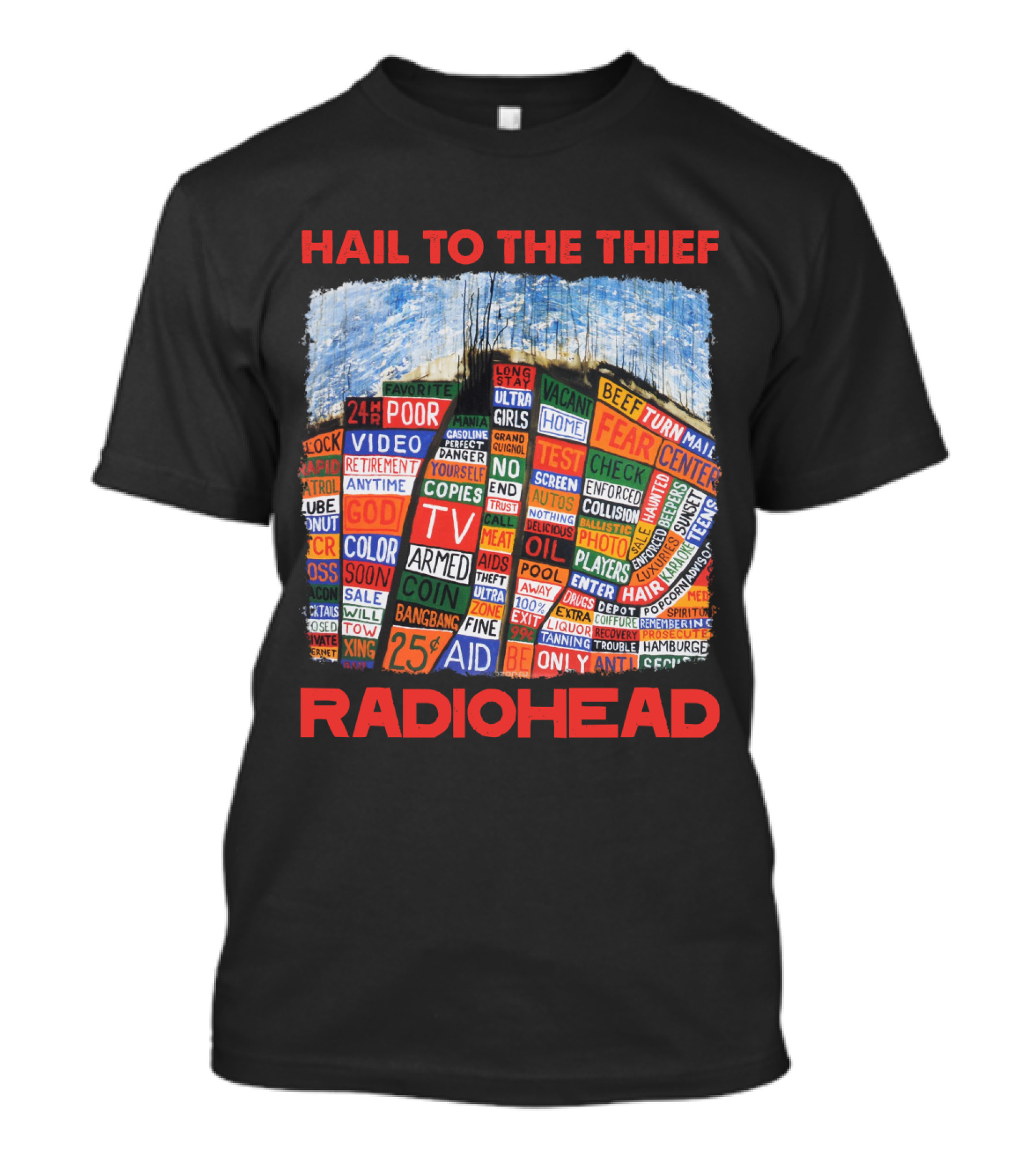 Hail To The Thief Radiohead Album Cover Art T-Shirt