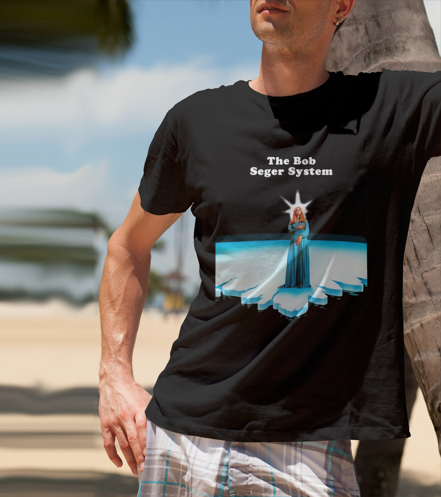 The Bob Seger System Blue Figure Radiant Island T-Shirt