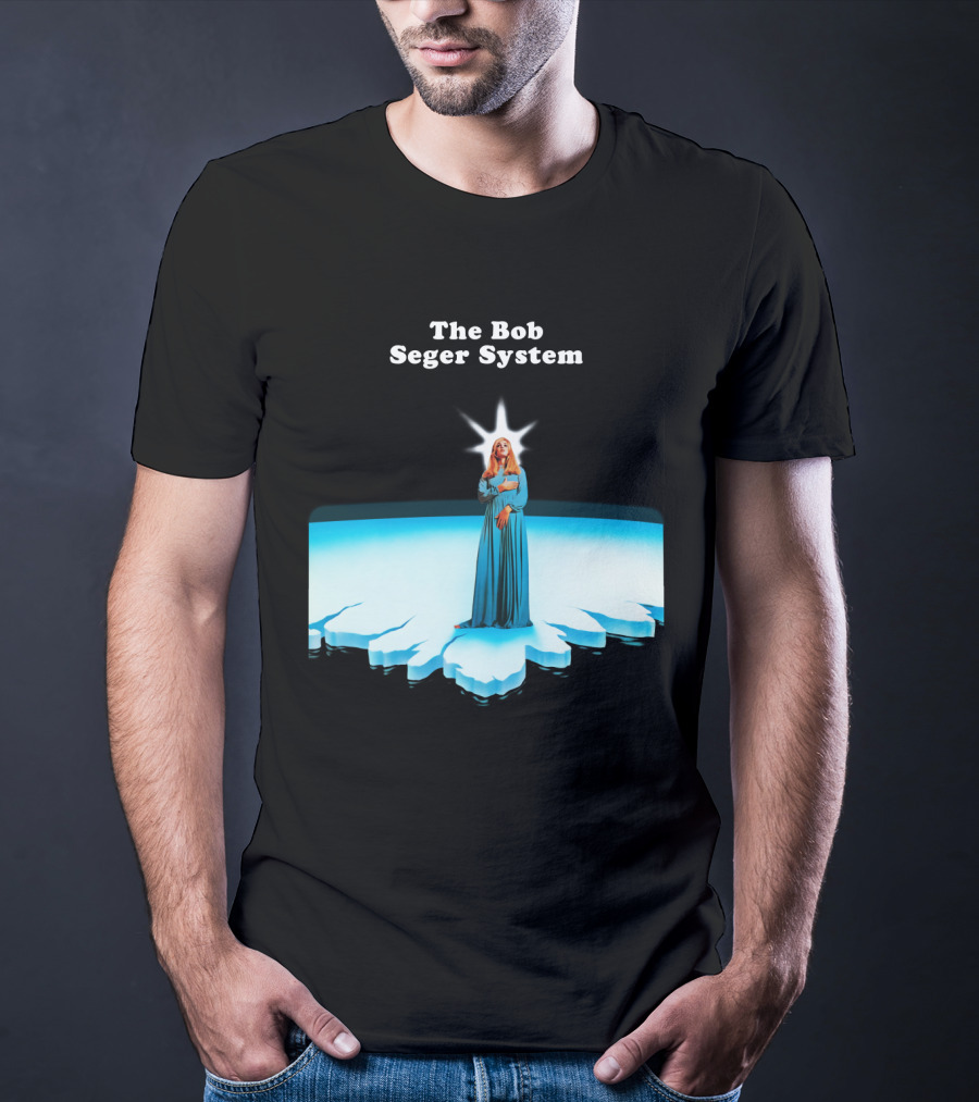 The Bob Seger System Blue Figure Radiant Island T-Shirt