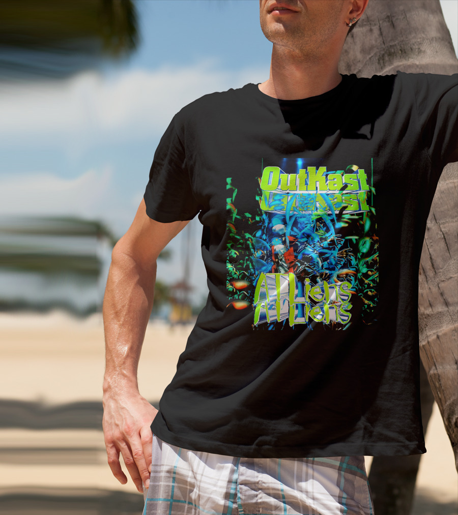 Outkast Atliens Alien Theme T-Shirt