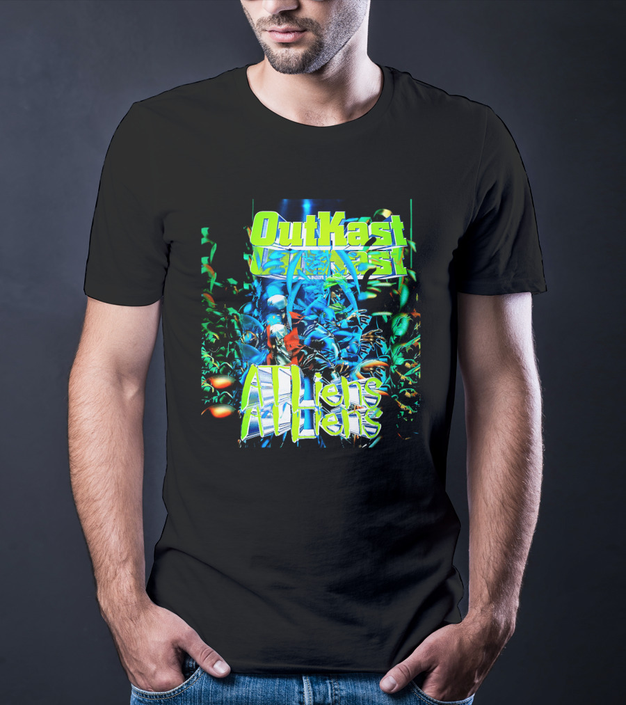 Outkast Atliens Alien Theme T-Shirt