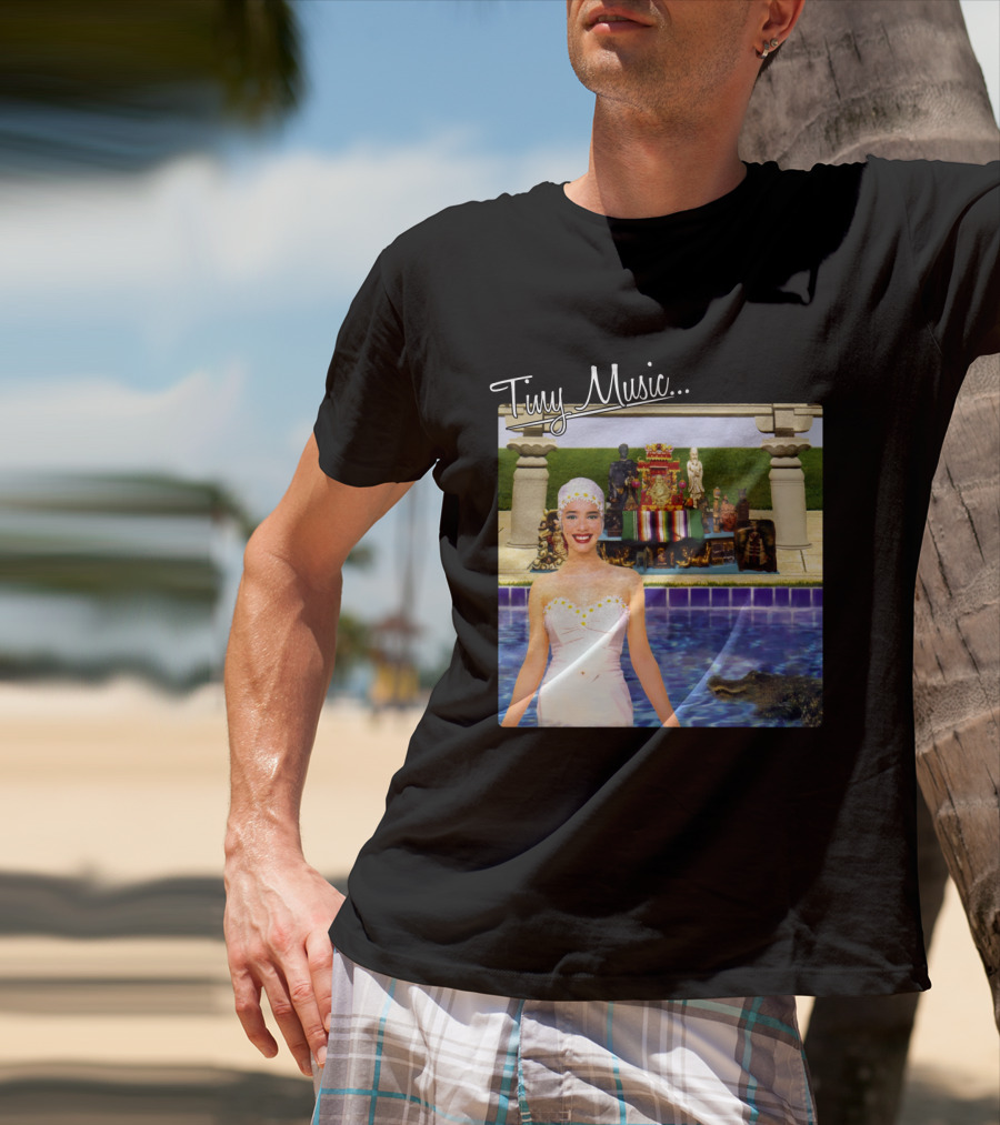 Tiny Music... Spaß Im Schwimmbad Mit Stp Cover Collage T-Shirt