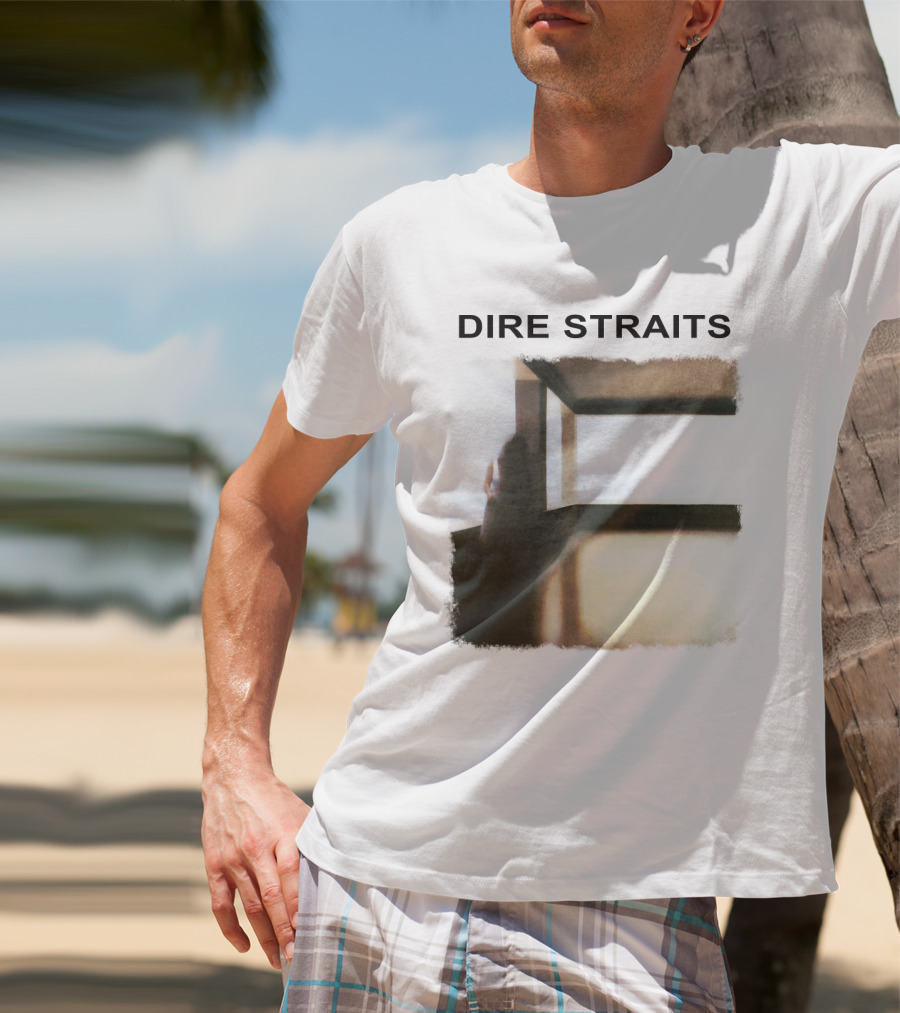 Dire Straits Album Art Minimalist Abstract T-Shirt