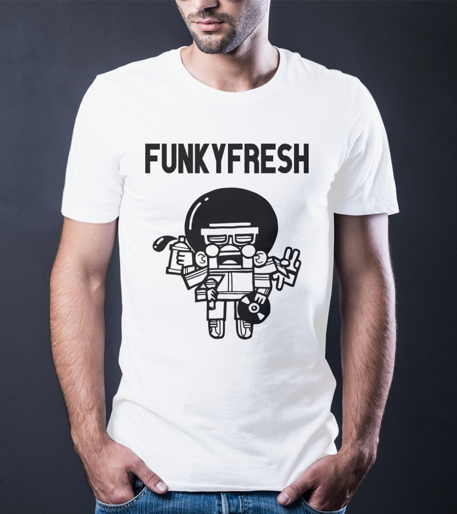 Funkyfresh Atcq 31 Hip Hop Character Art T-Shirt