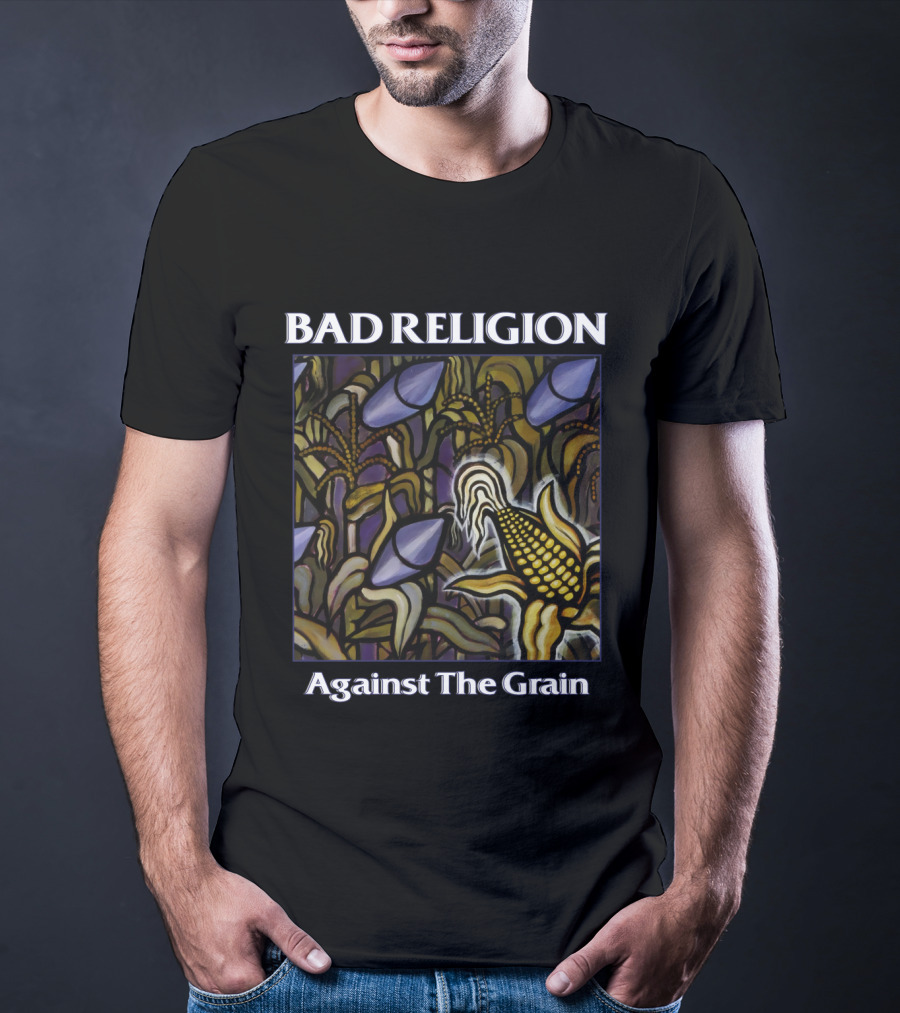 Bad Religion Against The Grain Cornfield Art T-Shirt
