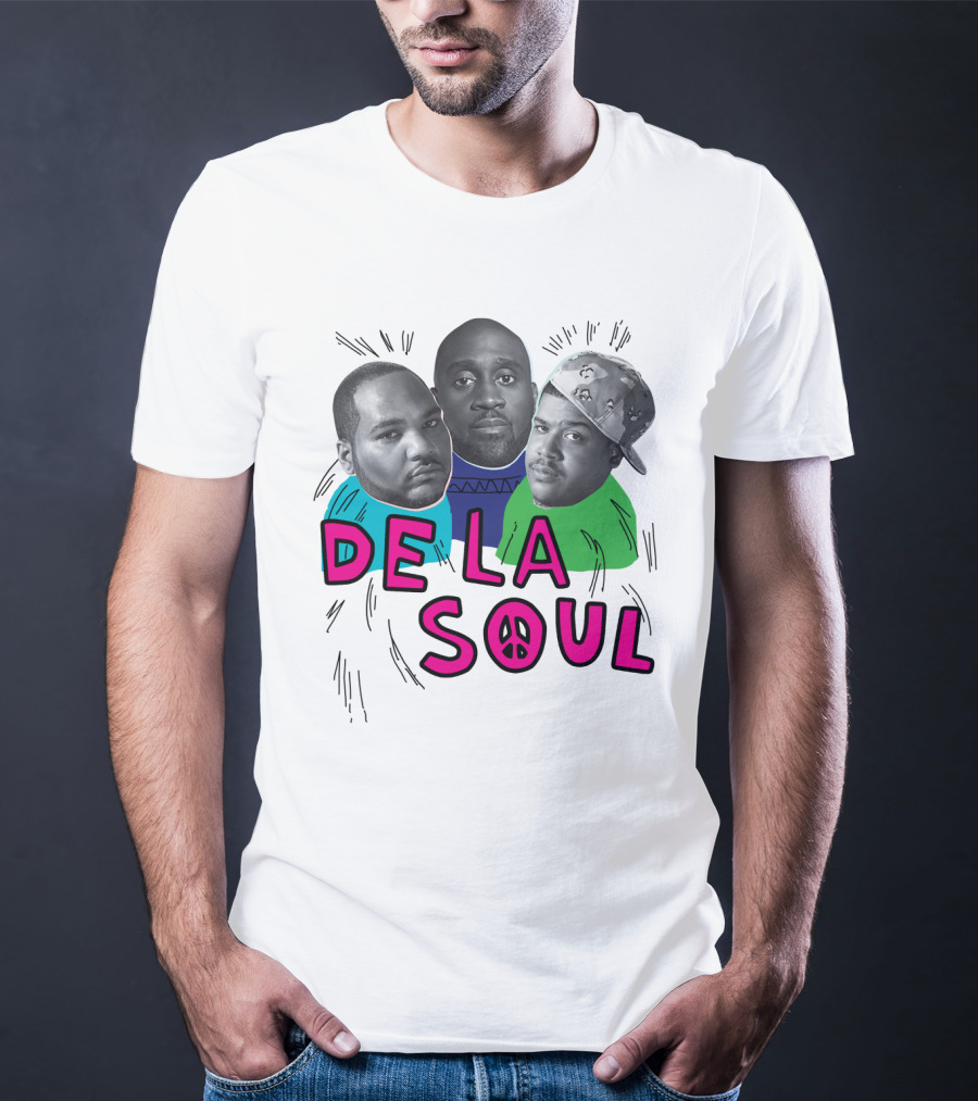 De La Soul Trio Portrait With Peace T-Shirt