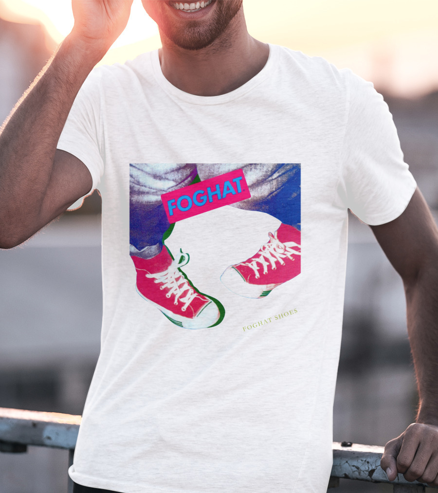 Foghat Shoes Vintage Style Retro Sneakers T-Shirt