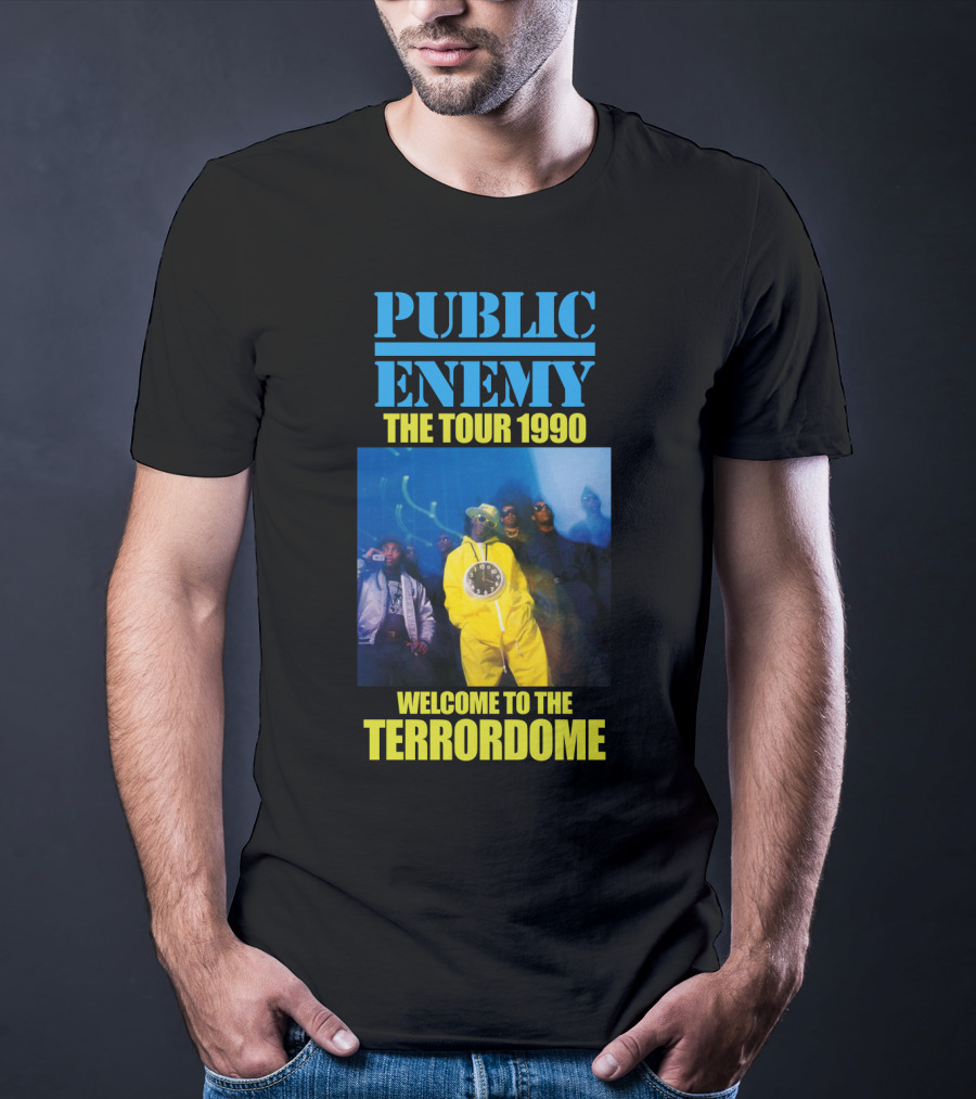 Public Enemy The Tour 1990 Welcome To The Terrordome T-Shirt