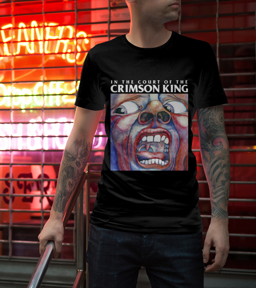 In The Court Of The Crimson King King Crimson Album Cover Iconic Artwork T-Shirt