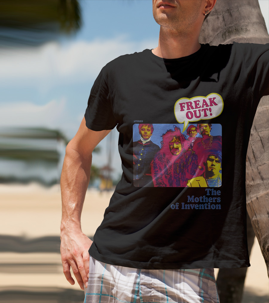 Freak Out The Mothers Of Invention Vintage Album Cover T-Shirt