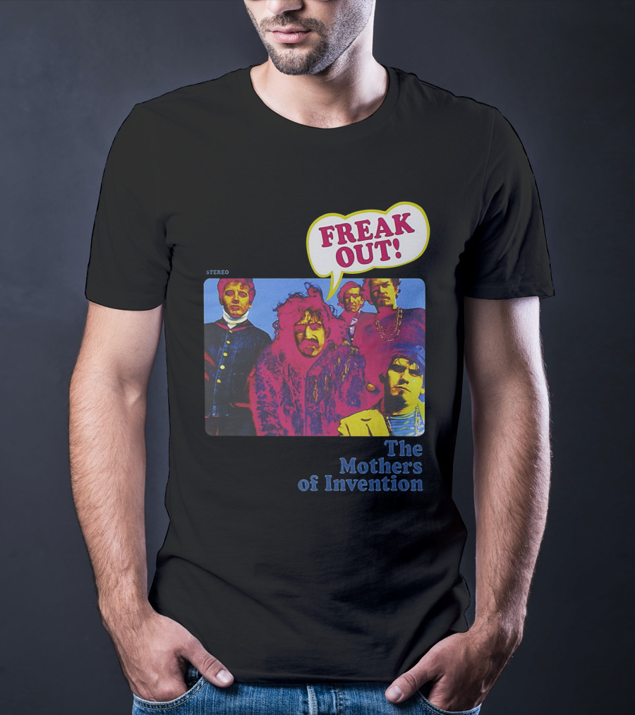 Freak Out The Mothers Of Invention Vintage Album Cover T-Shirt