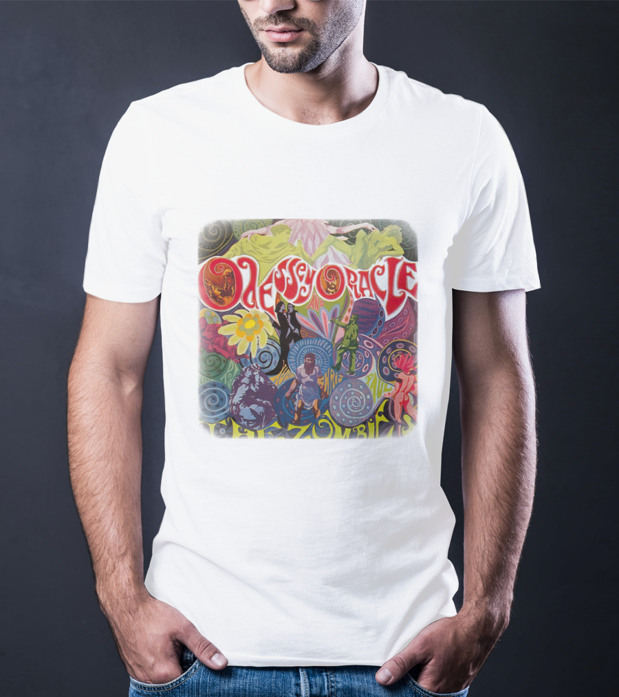 Odessey And Oracle The Zombies Psychedelic Floral T-Shirt
