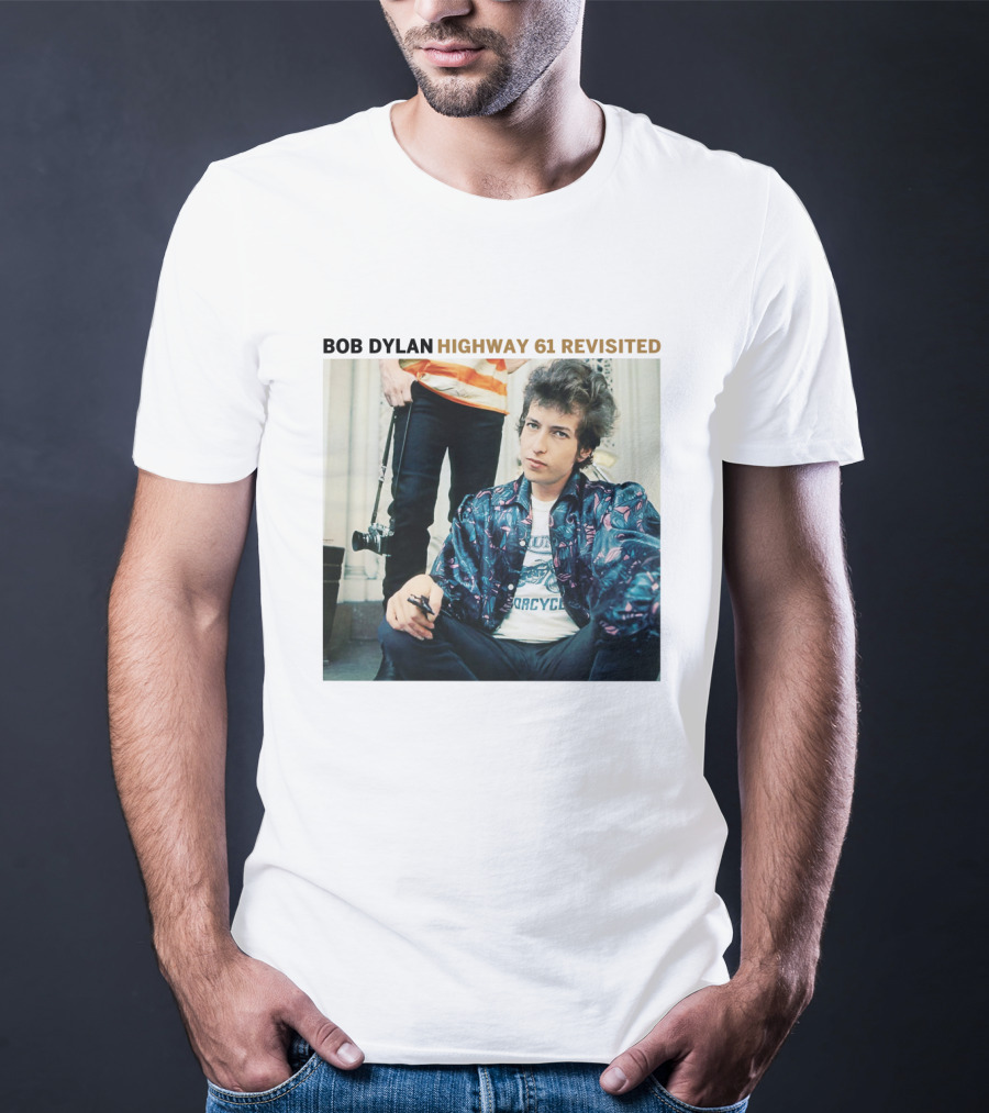 BOB DYLAN HIGHWAY 61 REVISITED 1965 ICONIC ALBUM COVER IMAGE T-Shirt