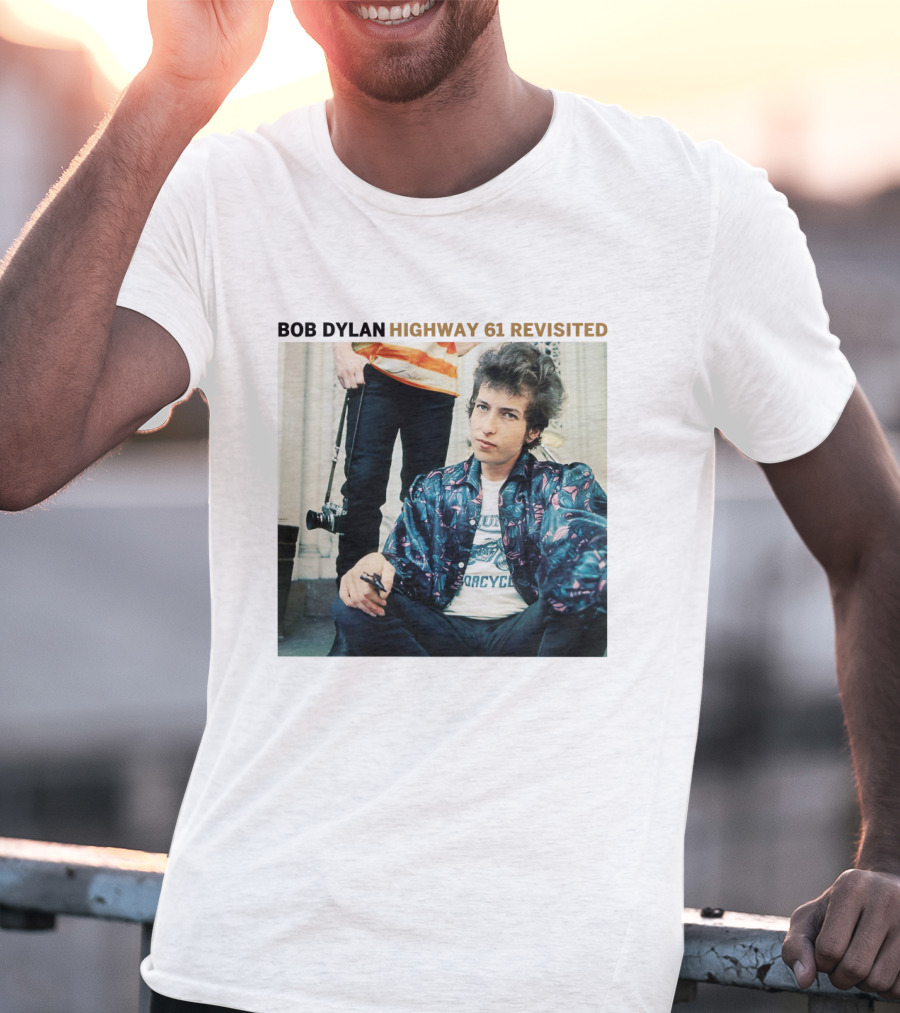 BOB DYLAN HIGHWAY 61 REVISITED 1965 ICONIC ALBUM COVER IMAGE T-Shirt