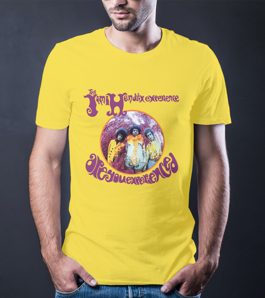 The Jimi Hendrix Experience Are You Experienced Psychedelic Band Image T-Shirt