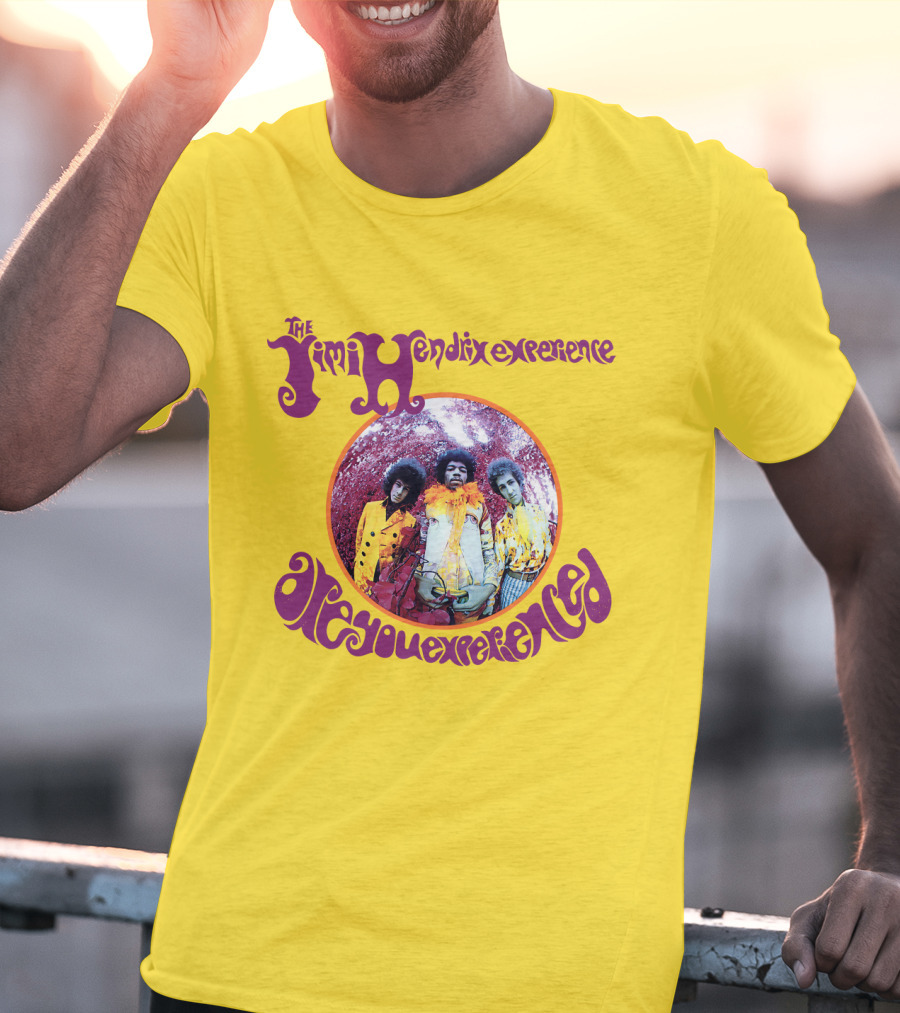 The Jimi Hendrix Experience Are You Experienced Psychedelic Band Image T-Shirt