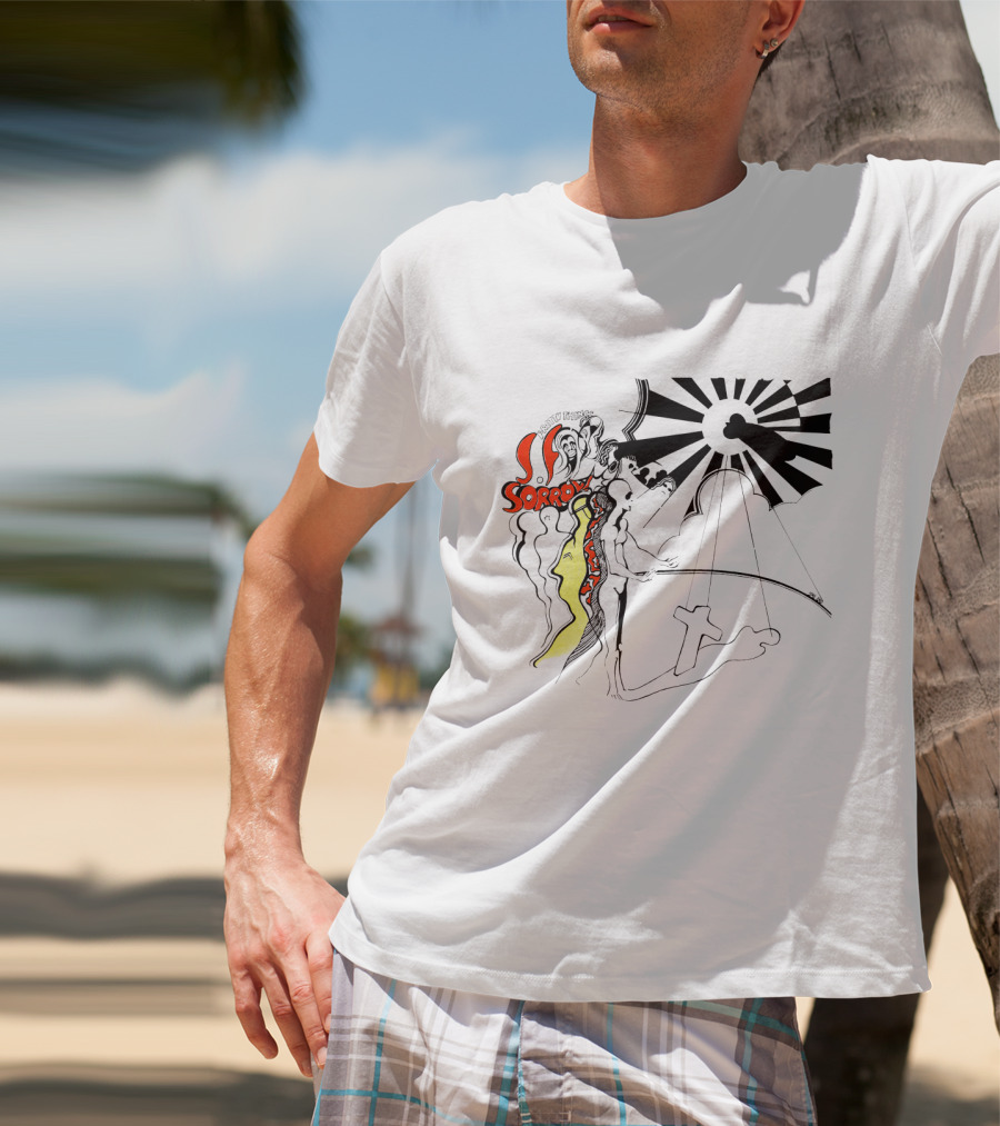 The Pretty Things SF Sorrow Psychedelic Cloud Sun Cross T-Shirt