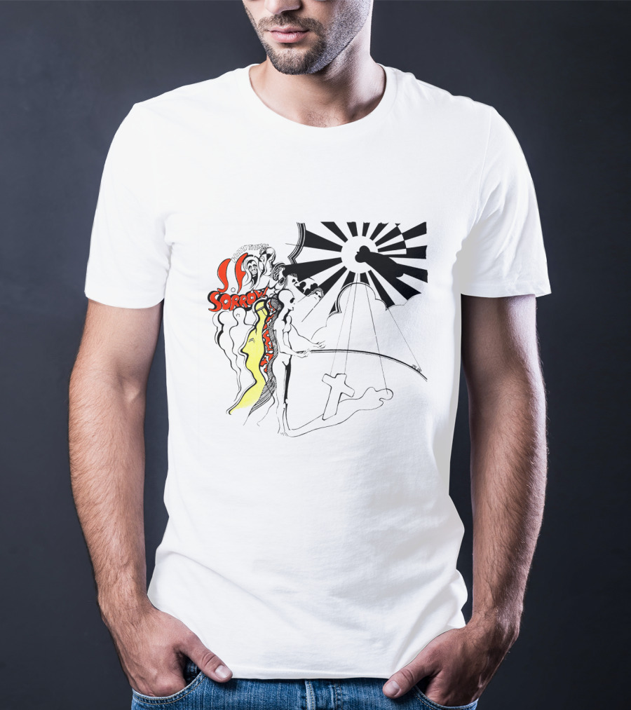 The Pretty Things SF Sorrow Psychedelic Cloud Sun Cross T-Shirt