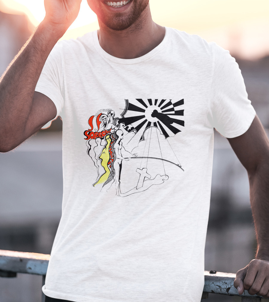 The Pretty Things SF Sorrow Psychedelic Cloud Sun Cross T-Shirt