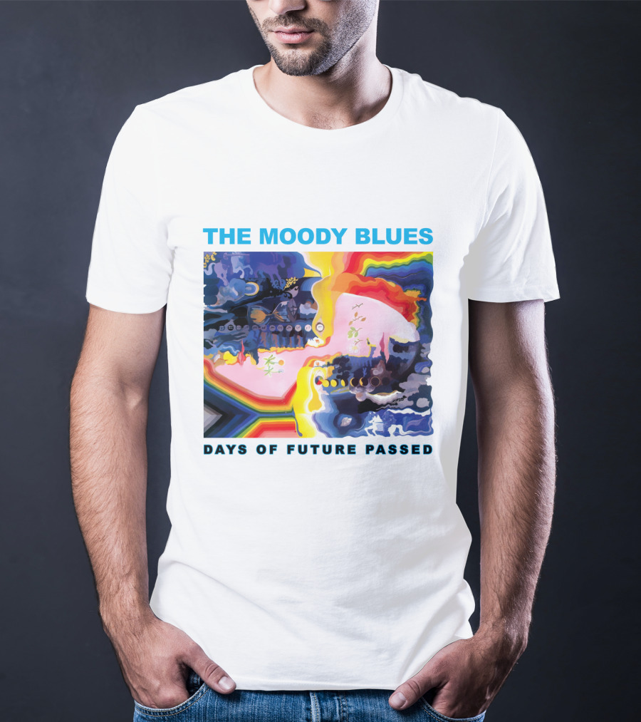 THE MOODY BLUES DAYS OF FUTURE PASSED Psychedelic Album Cover T-Shirt