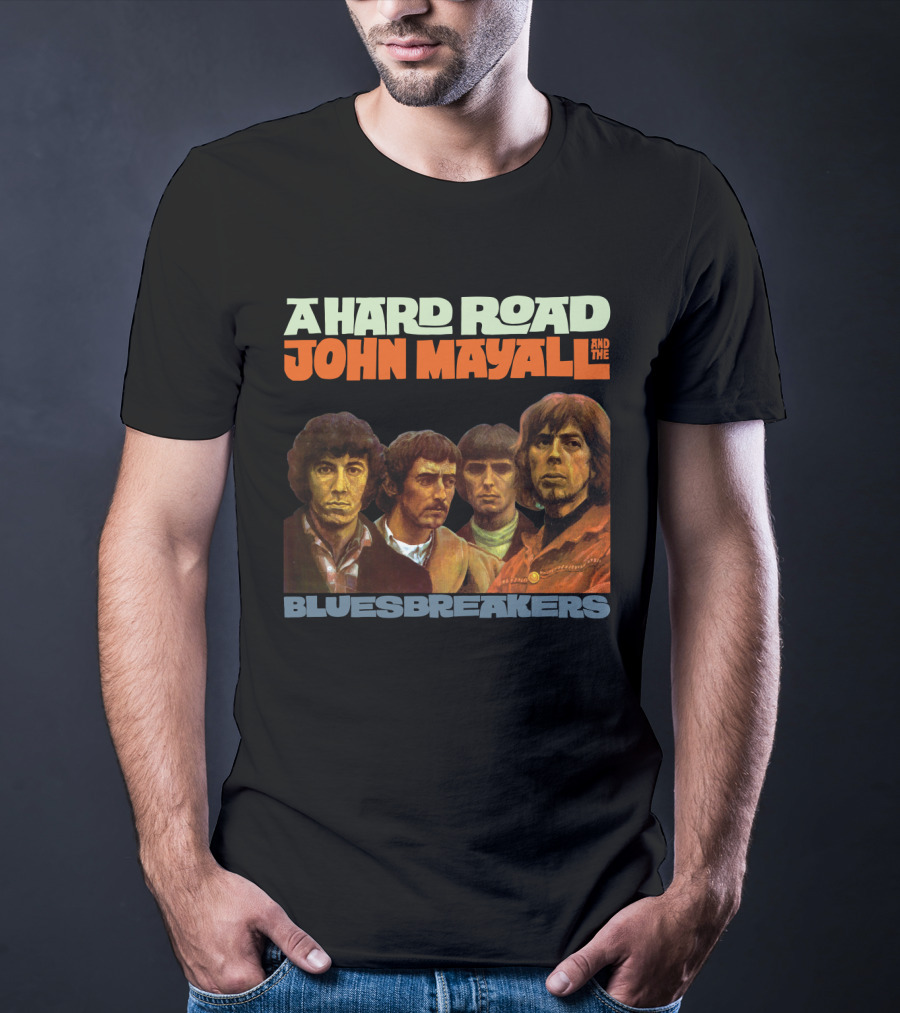 John Mayall And The Bluesbreakers A Hard Road Album Cover T-Shirt