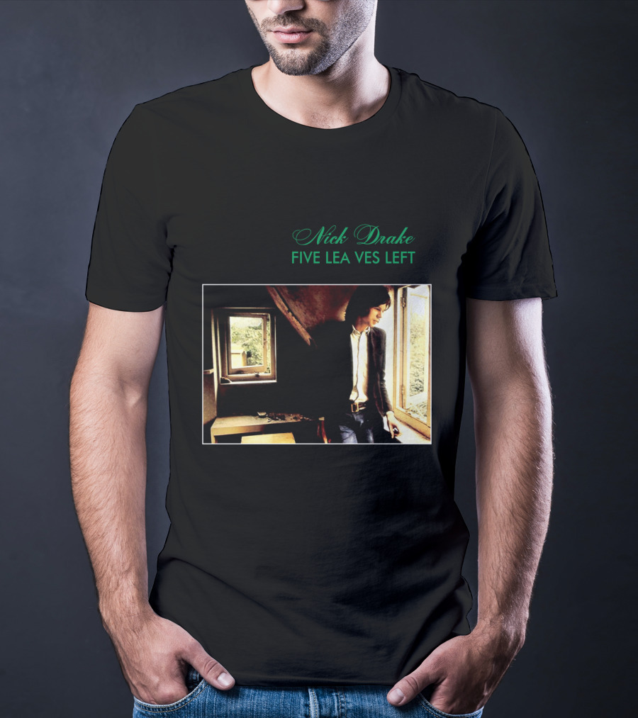 Nick Drake Five Leaves Left 1969 Album Cover T-Shirt