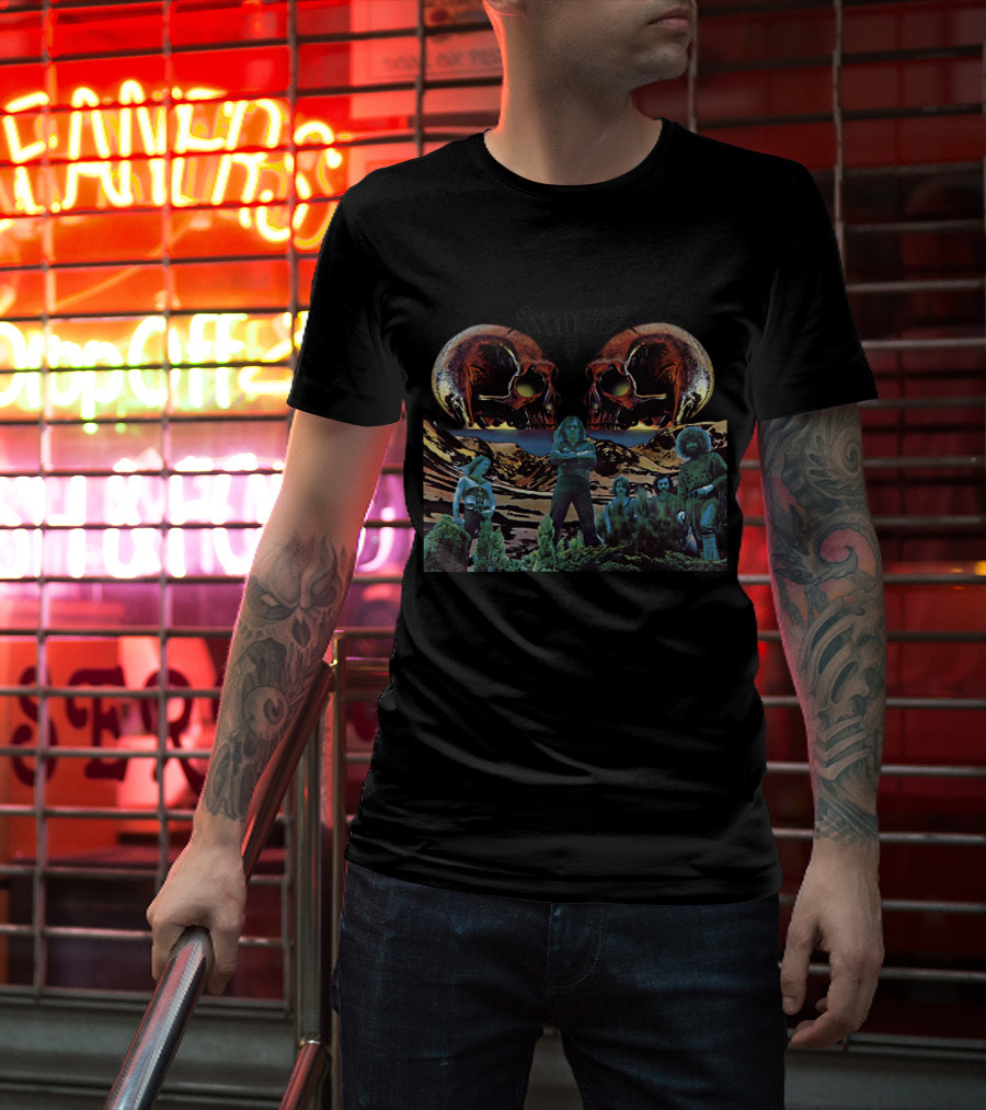 Steppenwolf Band Vintage Skull Collage T-Shirt