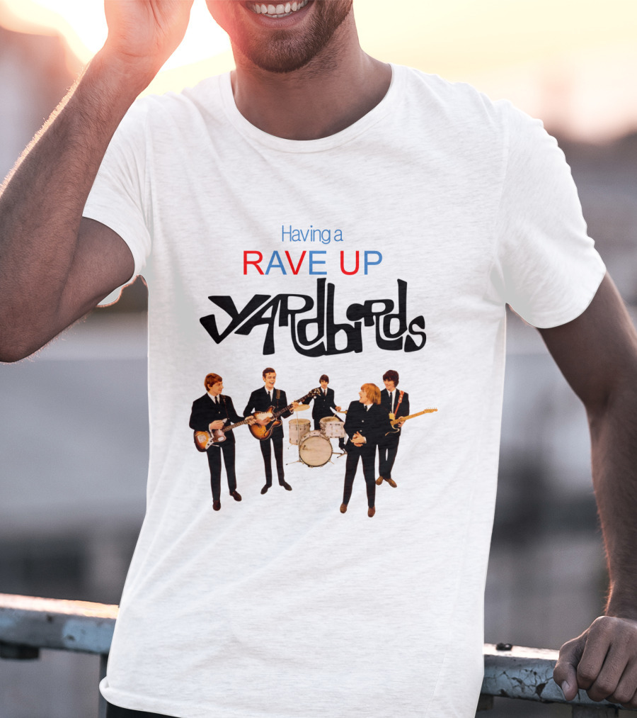 Yardbirds Having A Rave Up Band Performance T-Shirt