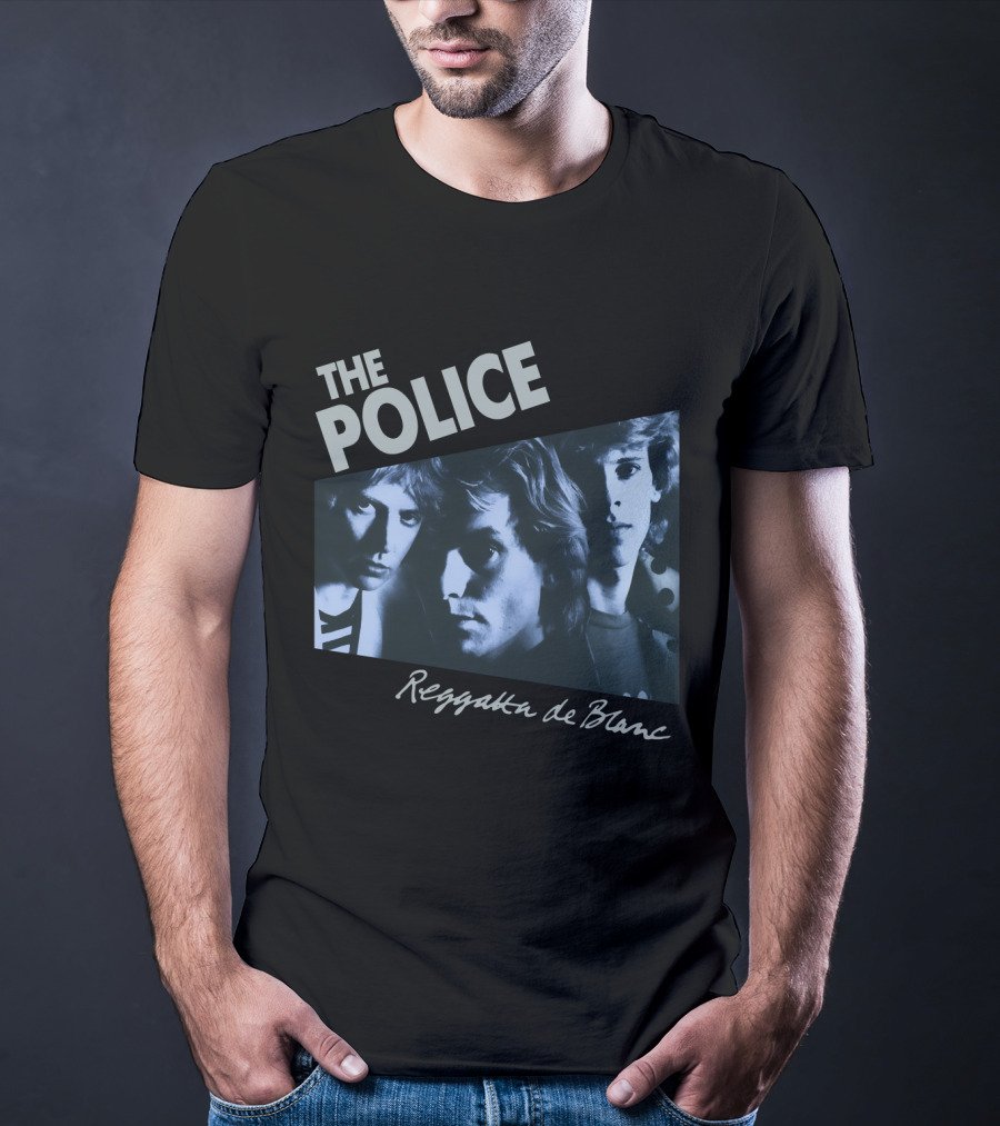 The Police Reggatta De Blanc Band Members Photo T-Shirt
