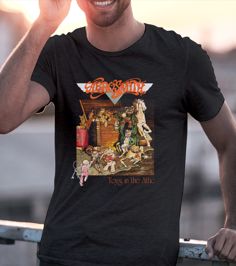 Aerosmith Toys In The Attic Album Cover T-Shirt