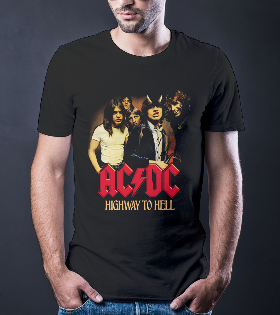 Acdc Highway To Hell Band Members T-Shirt