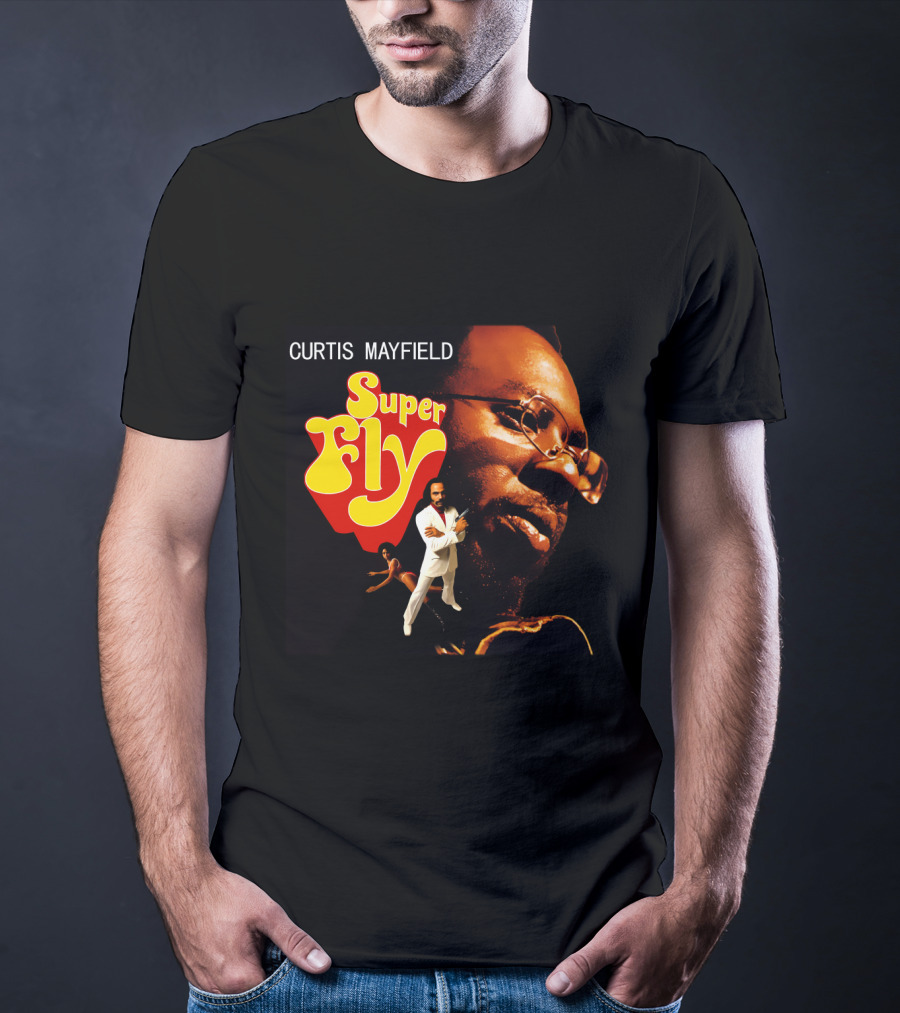 Curtis Mayfield Super Fly Classic Album Cover T-Shirt