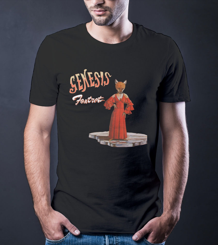 Genesis Fox In Red Dress Foxtrot T-Shirt