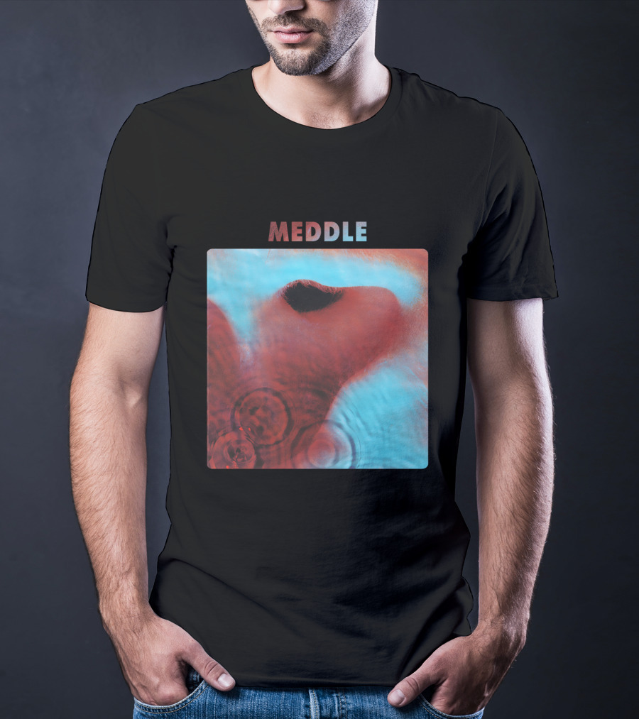Meddle Pink Floyd 1971 Album Cover Art Ripples And Ear Theme T-Shirt